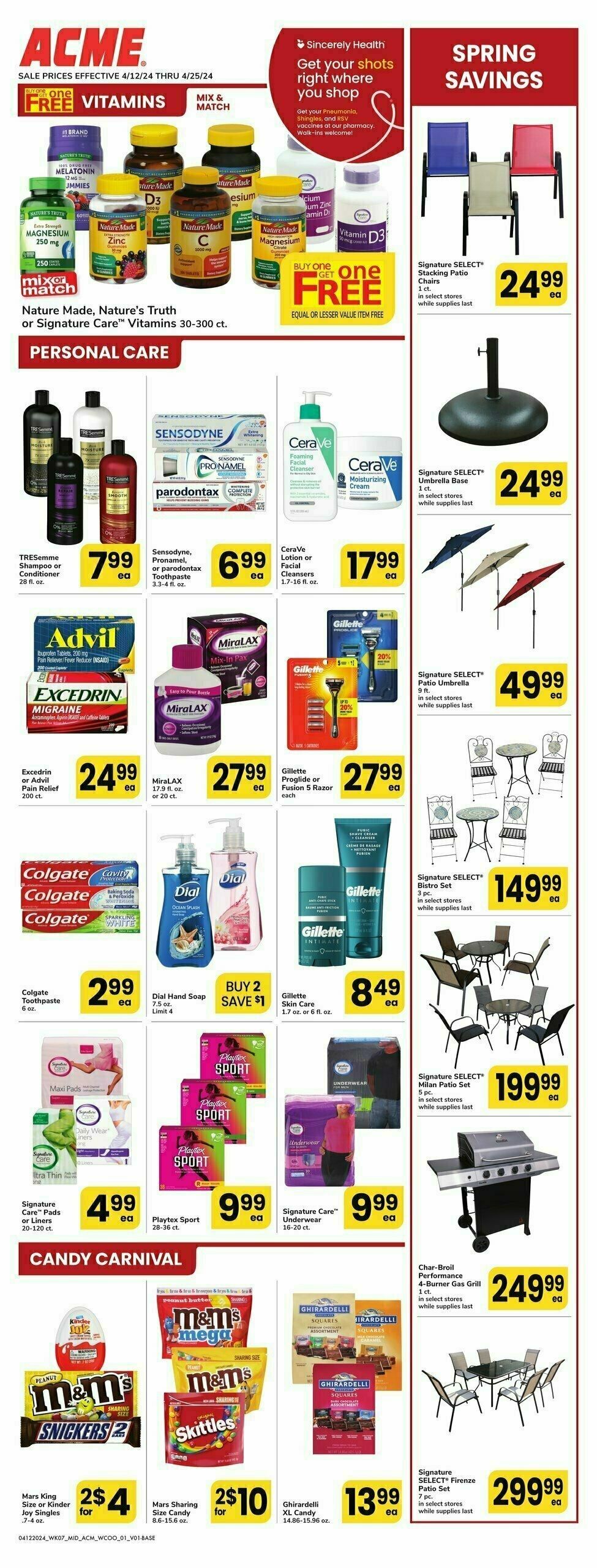 ACME Markets Health, Home & Beauty Weekly Ad from April 12