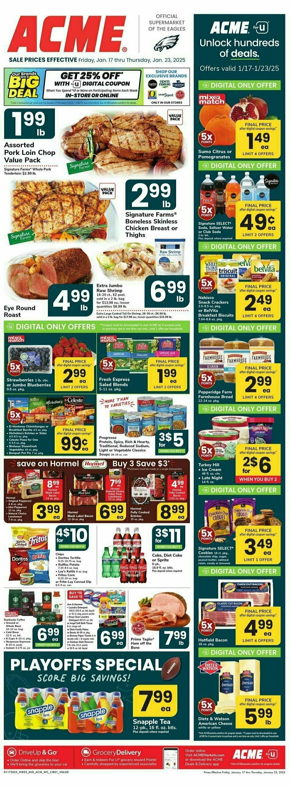 ACME Markets Weekly Ad from January 17