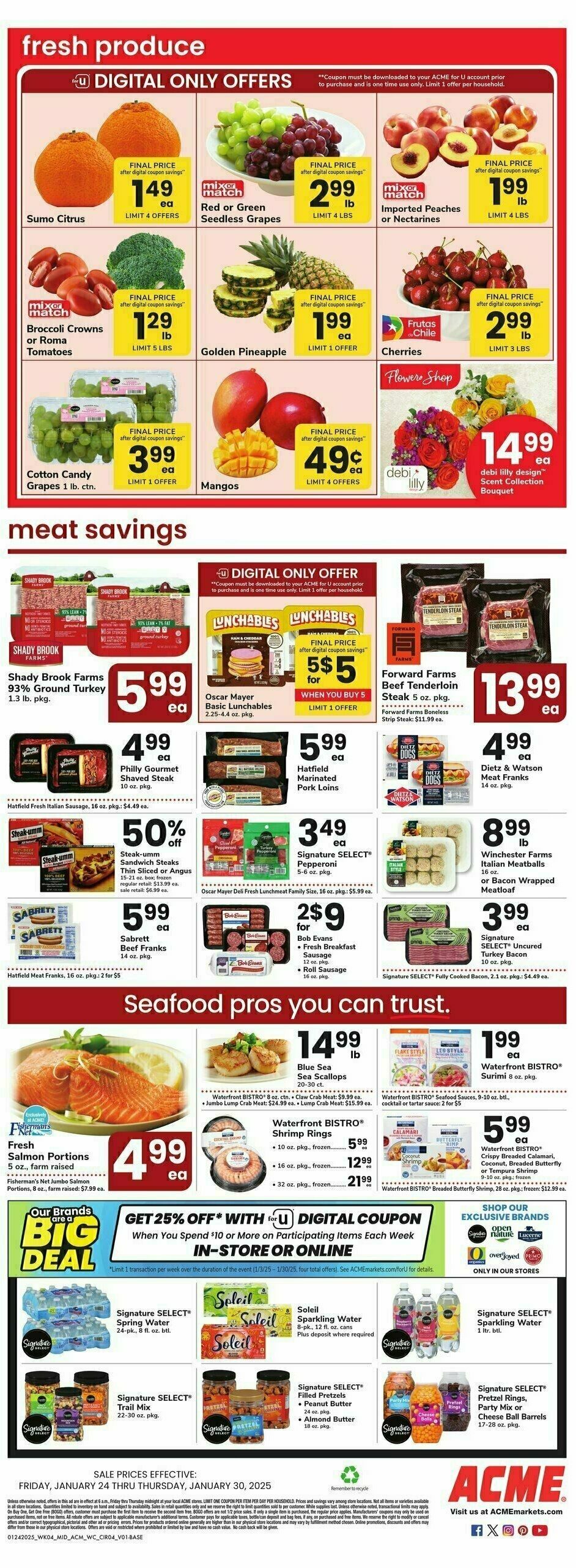 ACME Markets Weekly Ad from January 24