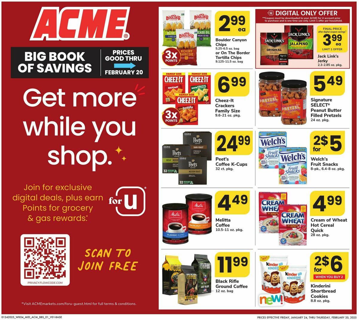 ACME Markets Big Book of Savings Weekly Ad from January 24