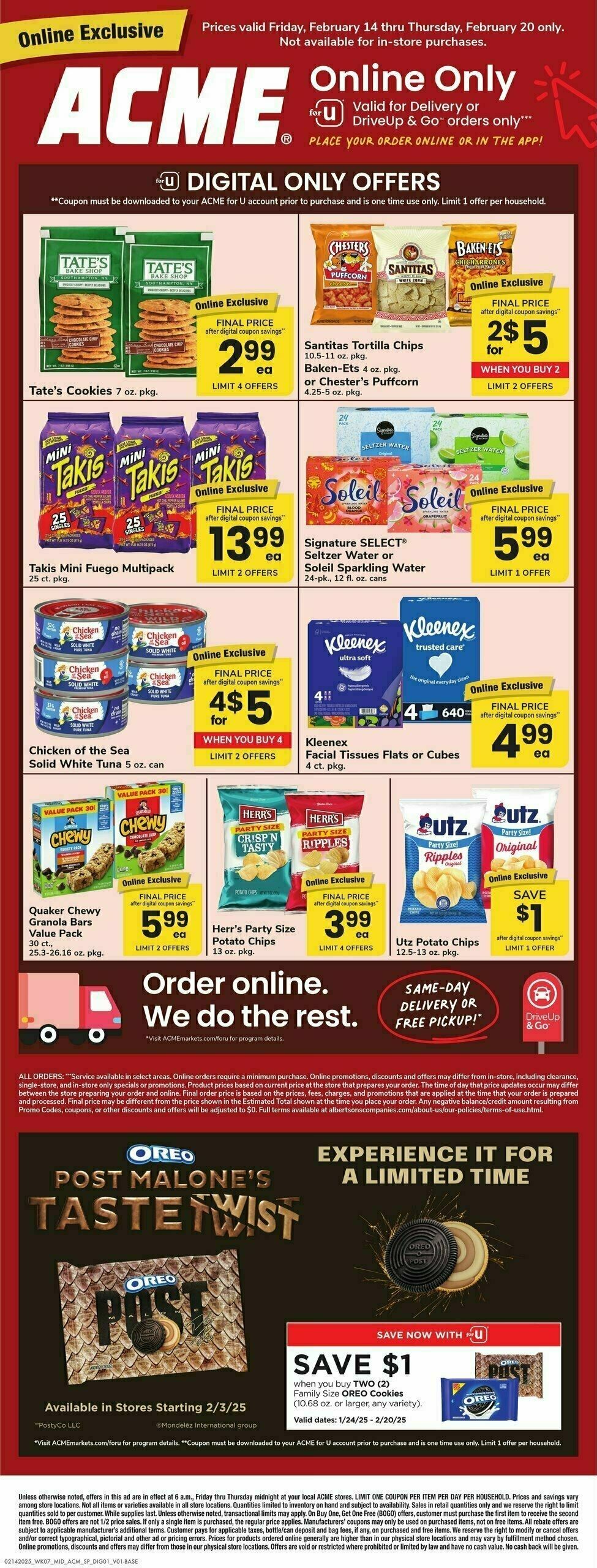 ACME Markets Specialty Publication Weekly Ad from February 14