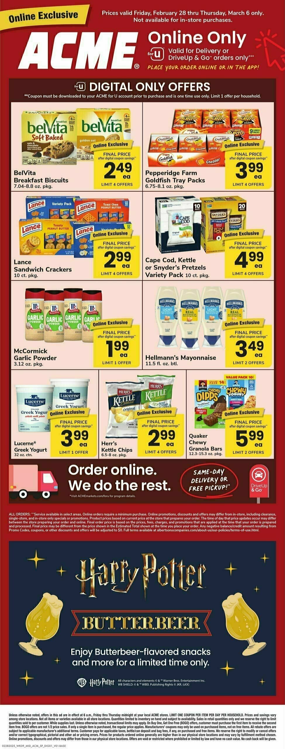 ACME Markets Specialty Publication Weekly Ad from February 28