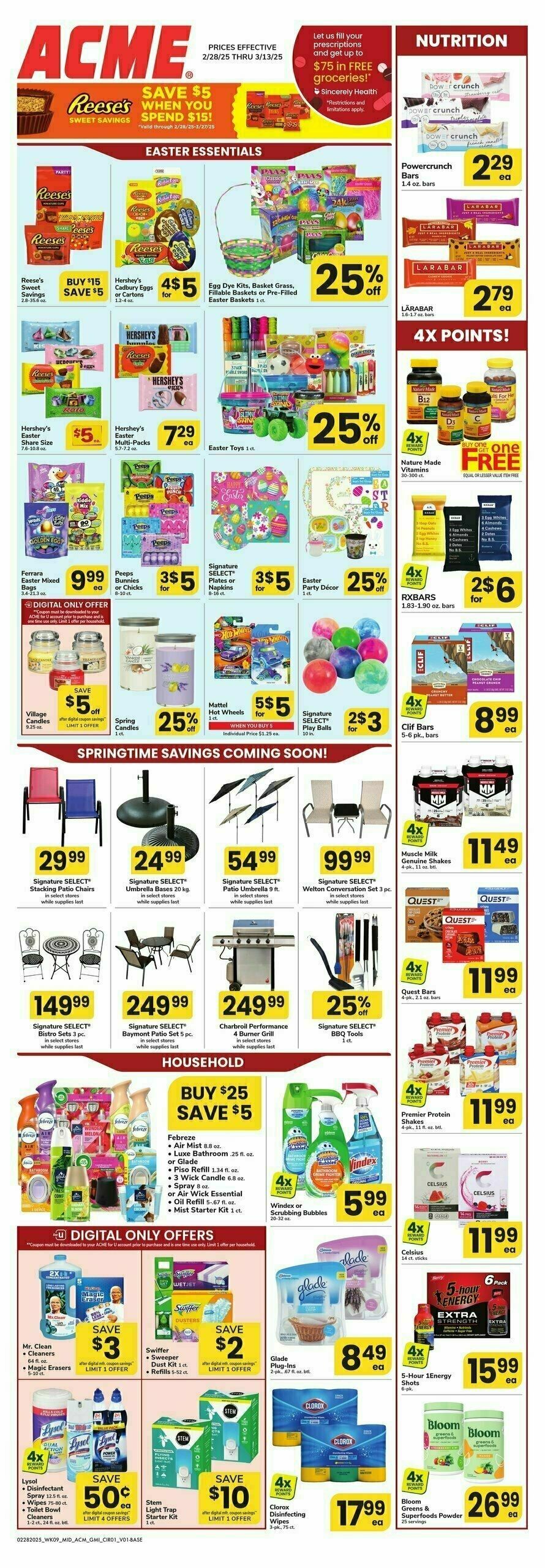ACME Markets Home, Health & Beauty Weekly Ad from February 28
