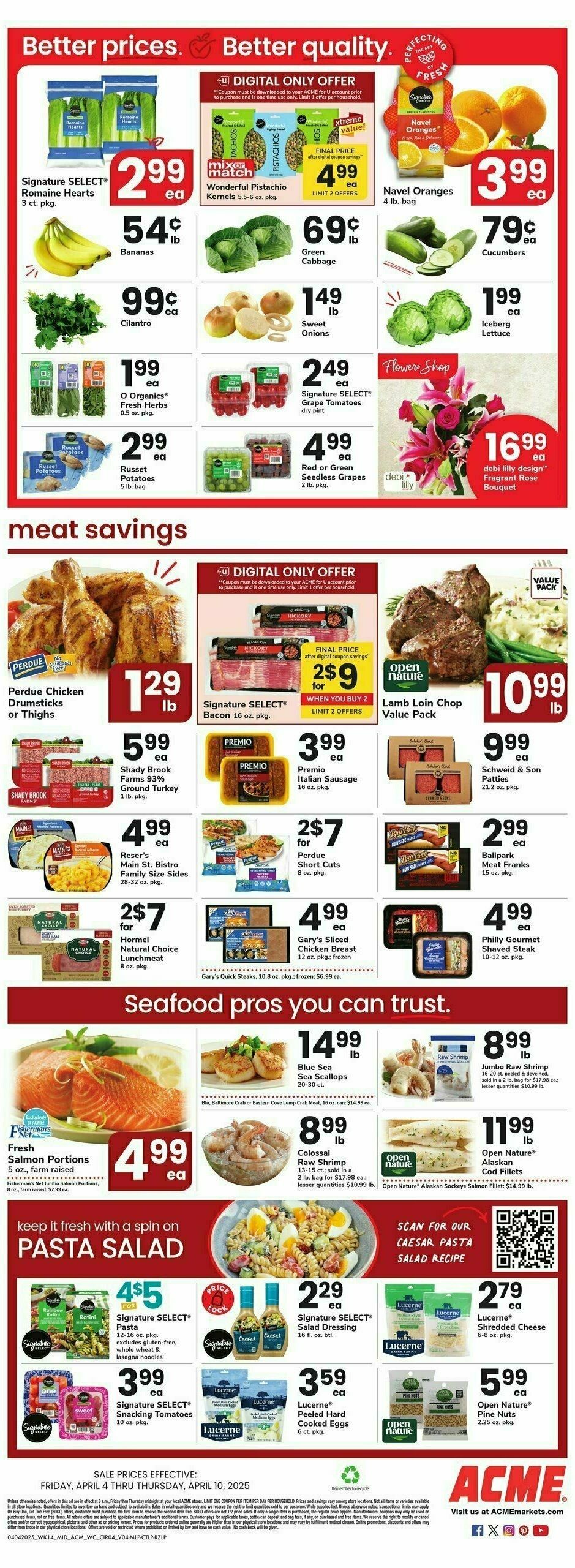 ACME Markets Weekly Ad from April 4