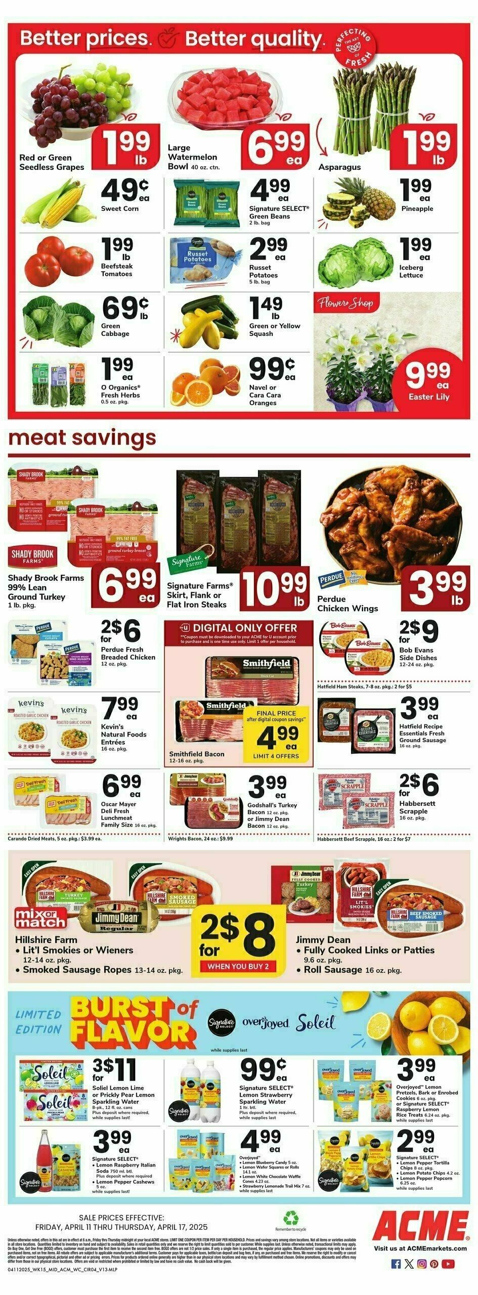 ACME Markets Weekly Ad from April 11