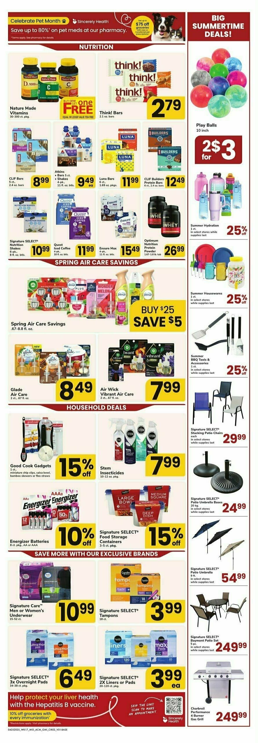 ACME Markets Health, Home & Beauty Weekly Ad from April 25