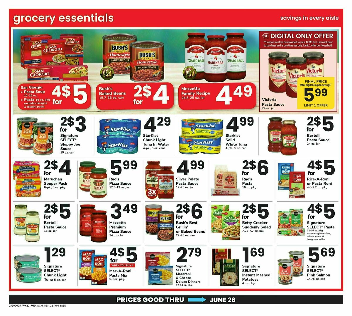 ACME Markets Big Book of Savings Weekly Ad from May 30