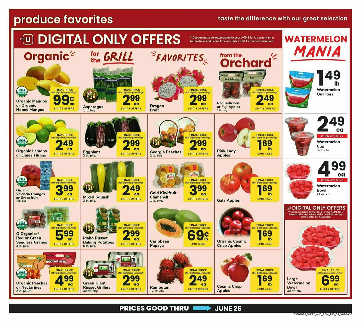 ACME Markets Big Book of Savings Weekly Ad from May 30