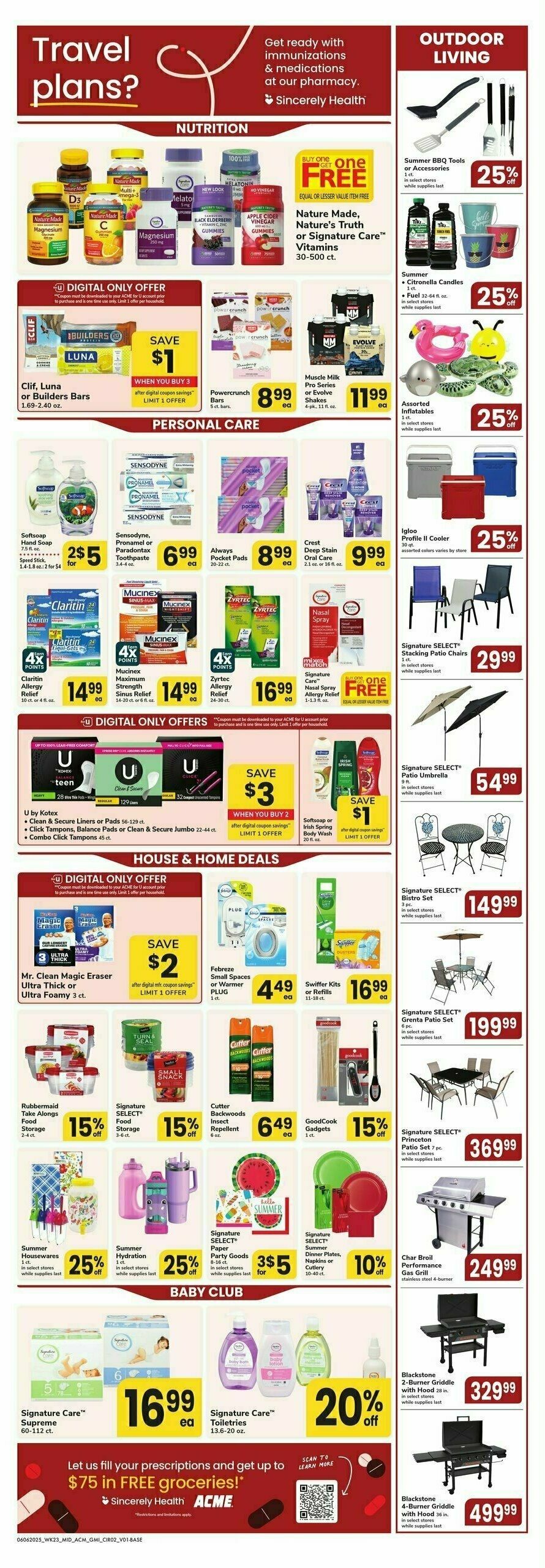 ACME Markets Health, Home & Beauty Weekly Ad from June 6