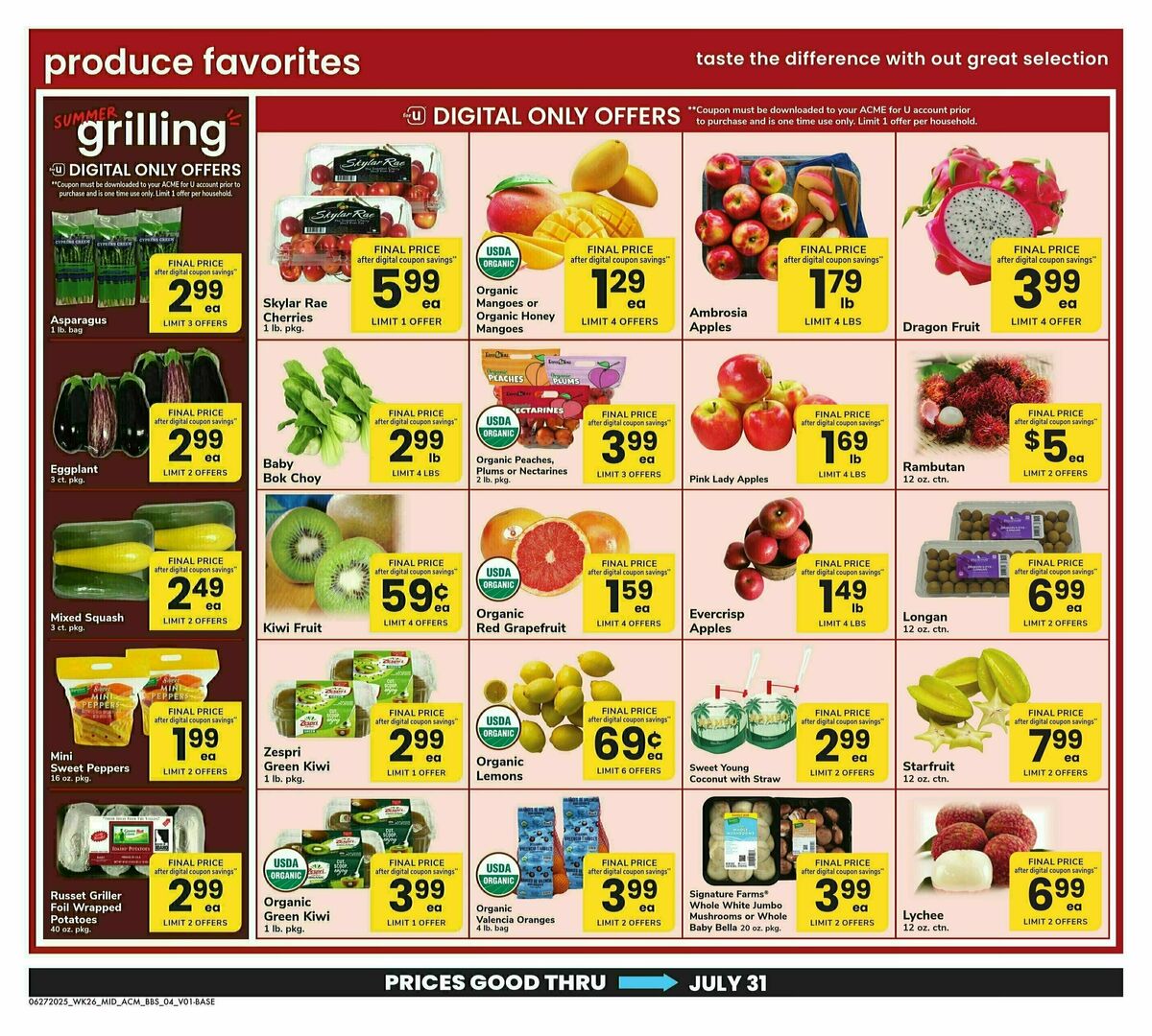 ACME Markets Big Book of Savings Weekly Ad from June 27