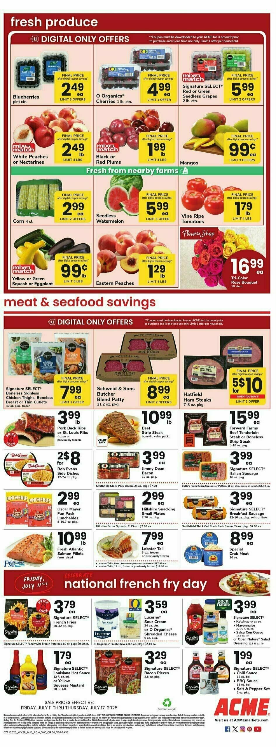 ACME Markets Weekly Ad from July 11