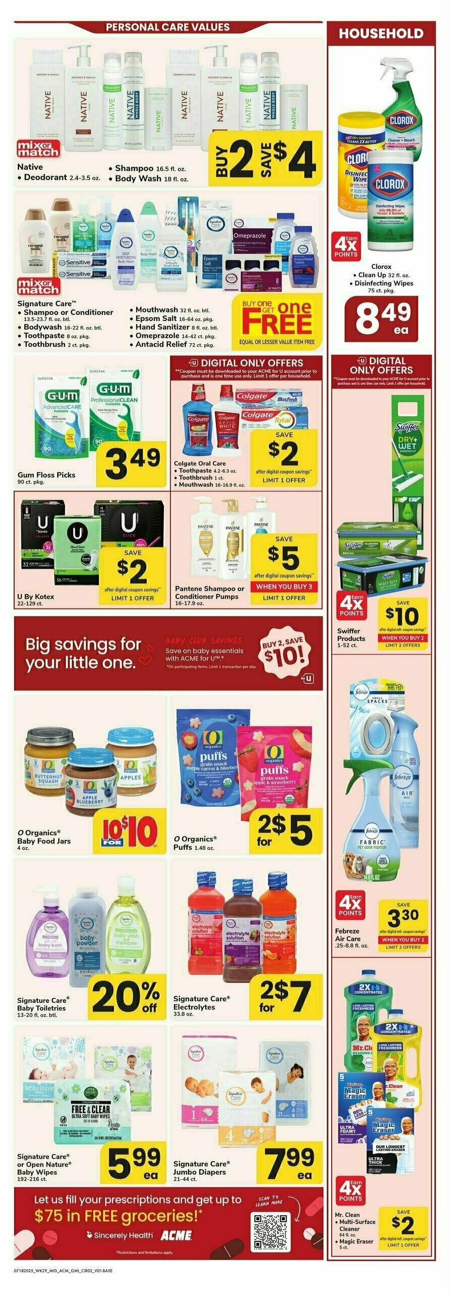 ACME Markets Health, Home & Beauty Weekly Ad from July 18