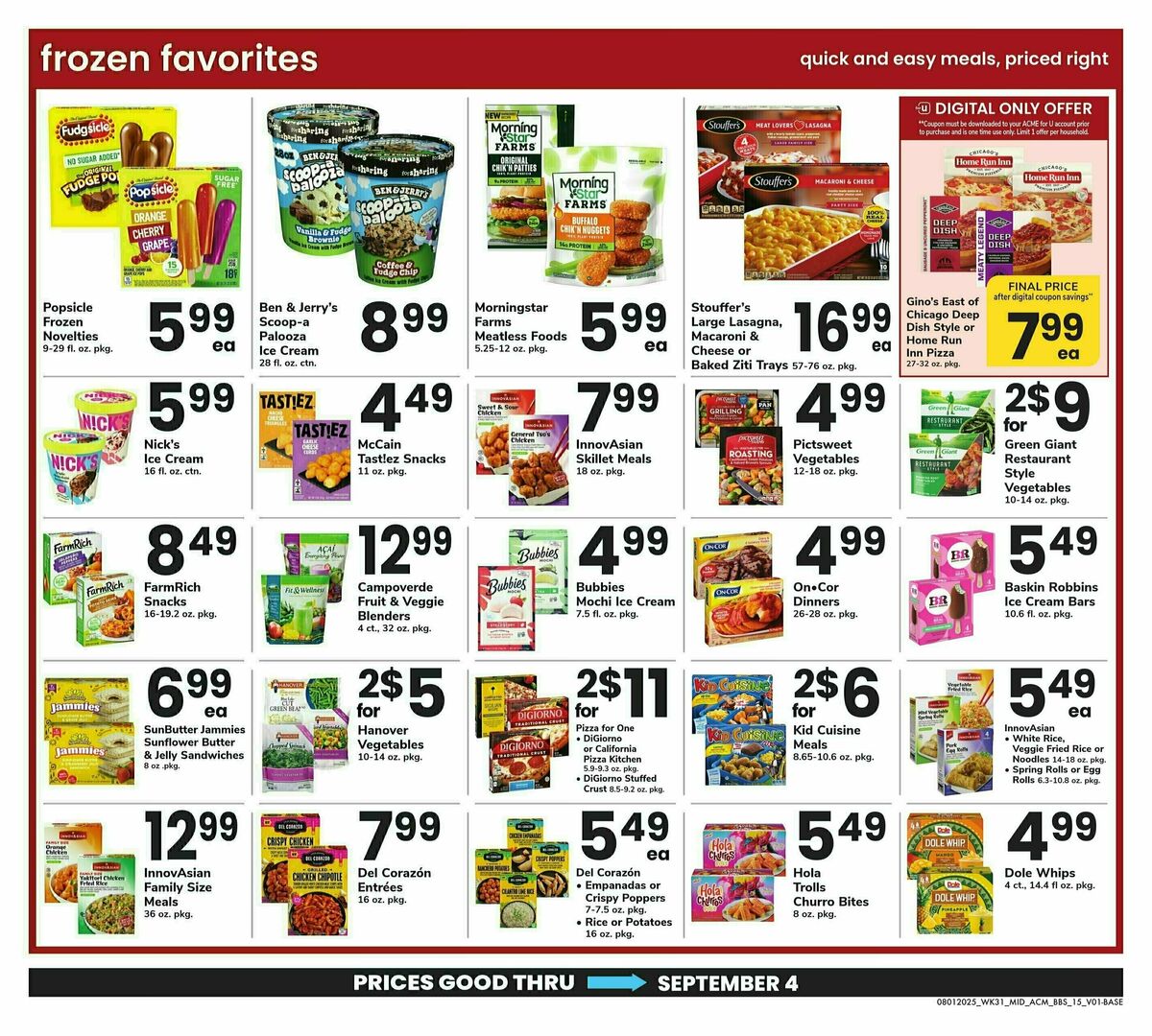 ACME Markets Big Book of Savings Weekly Ad from August 1