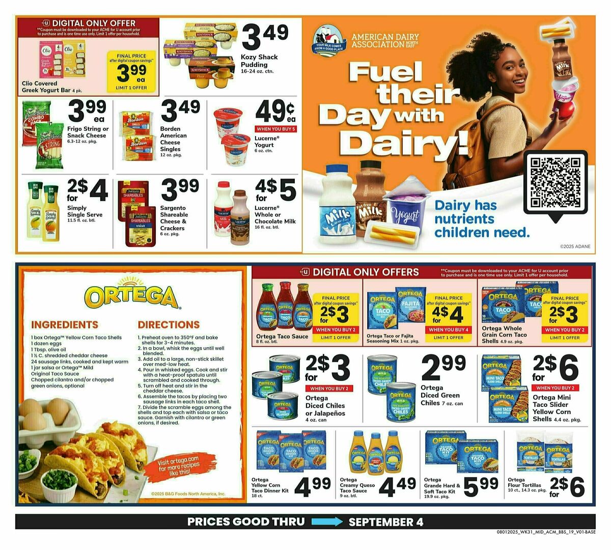 ACME Markets Big Book of Savings Weekly Ad from August 1