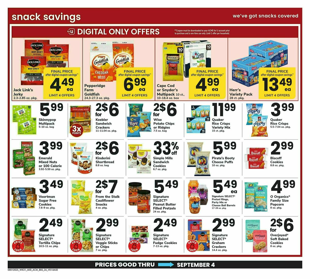 ACME Markets Big Book of Savings Weekly Ad from August 1