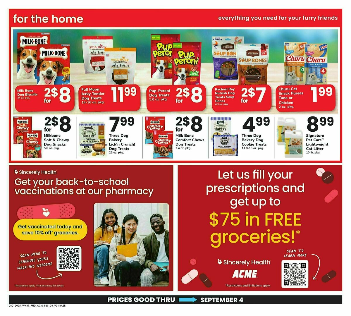 ACME Markets Big Book of Savings Weekly Ad from August 1