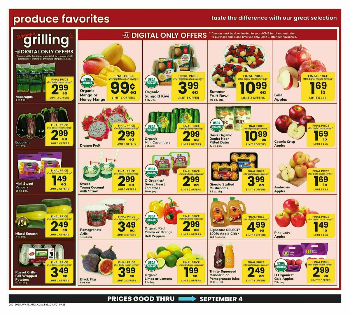 ACME Markets Big Book of Savings Weekly Ad from August 1