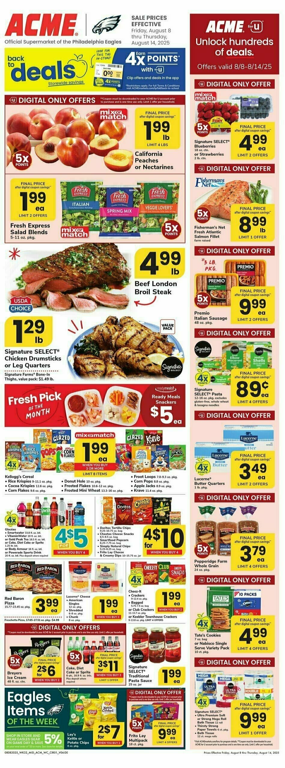 ACME Markets Weekly Ad from August 8