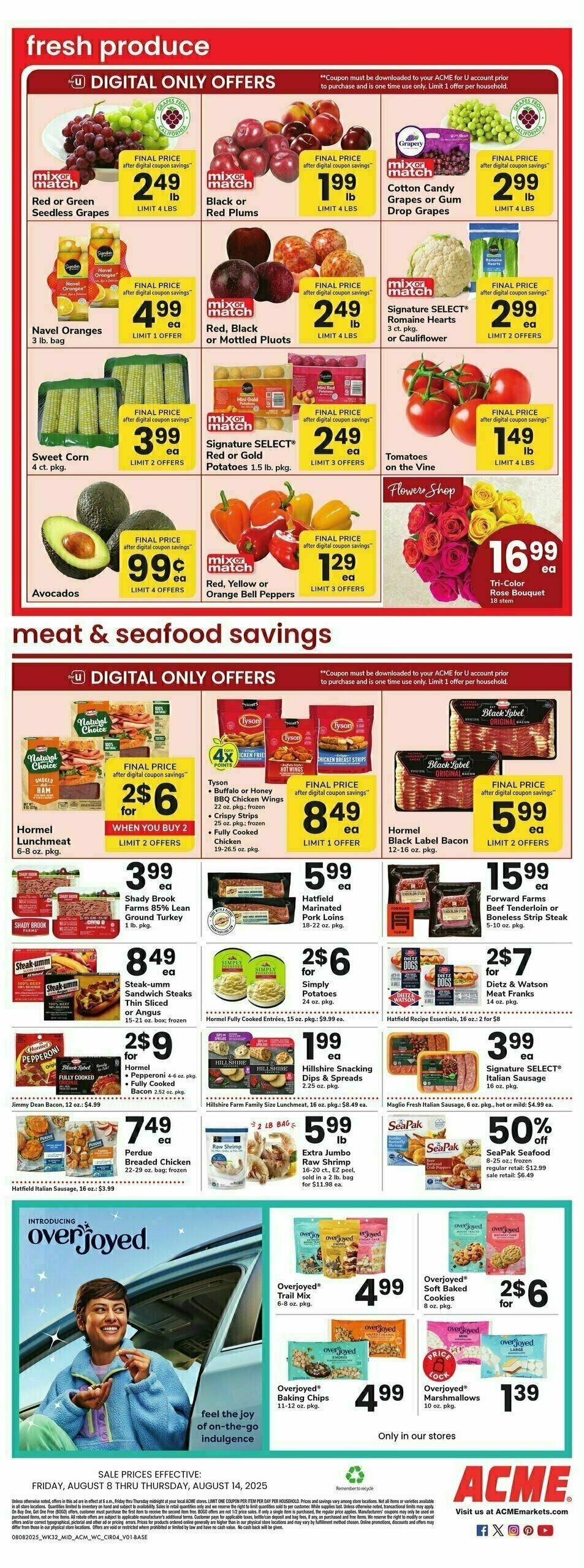 ACME Markets Weekly Ad from August 8