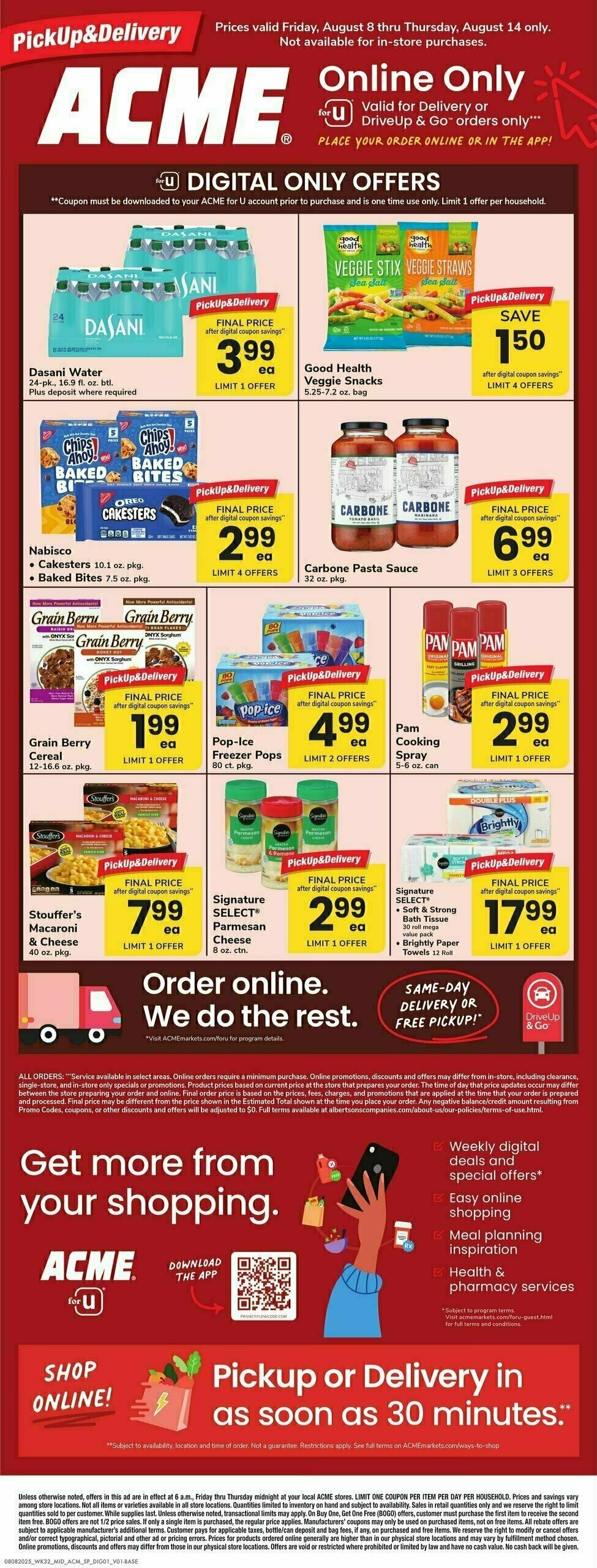 ACME Markets Specialty Publication Weekly Ad from August 8