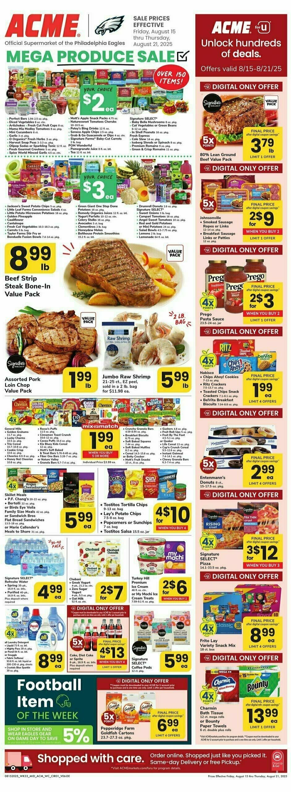 ACME Markets Weekly Ad from August 15