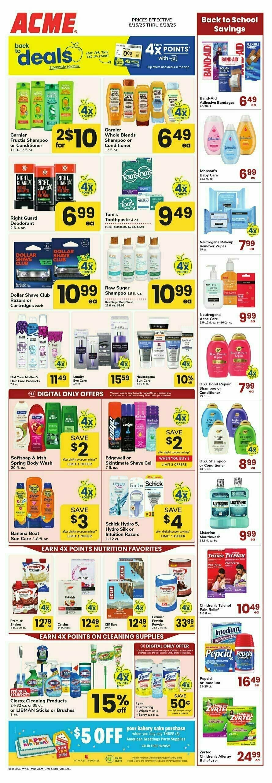 ACME Markets Weekly Ad from August 15