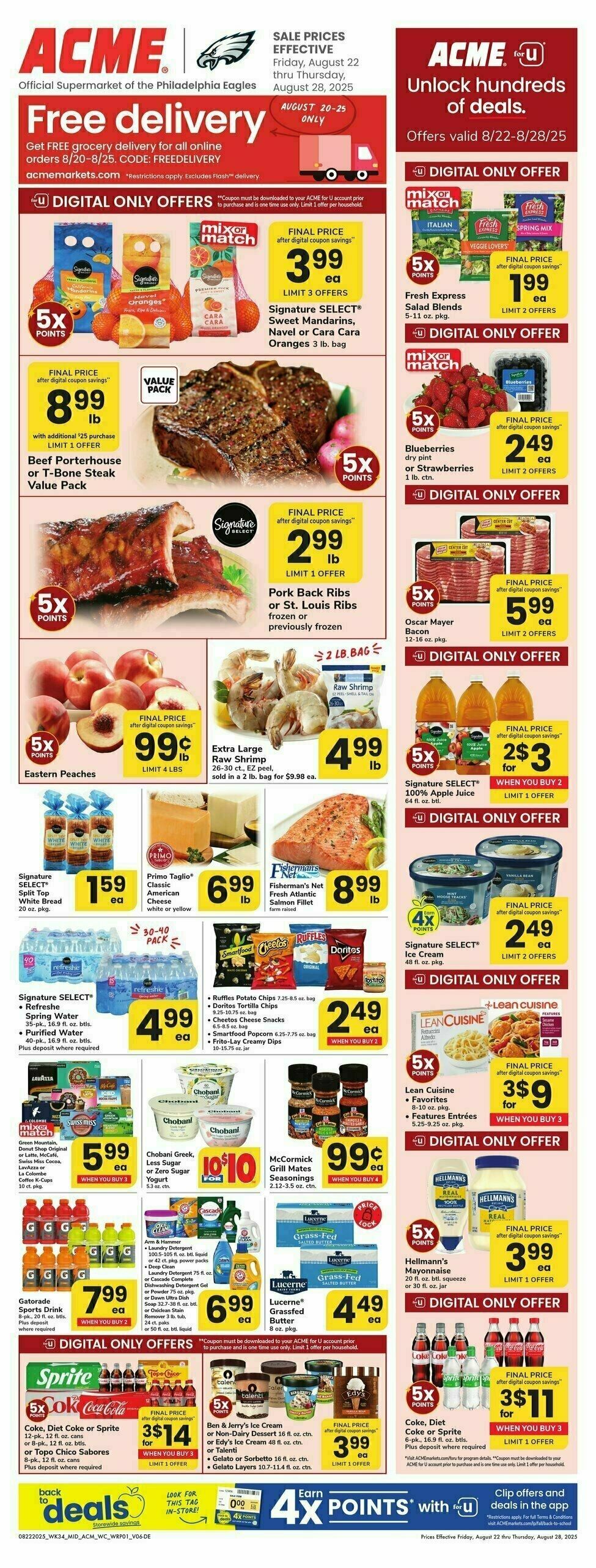 ACME Markets Weekly Ad from August 22