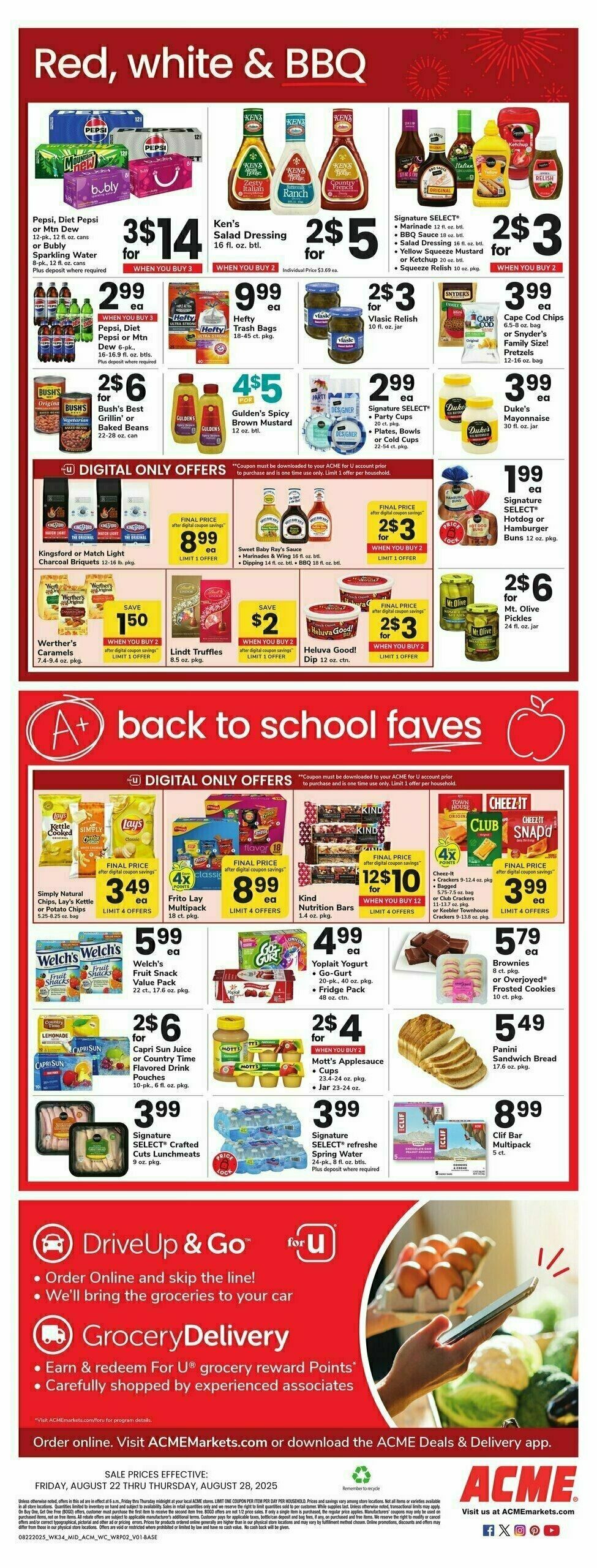 ACME Markets Weekly Ad from August 22