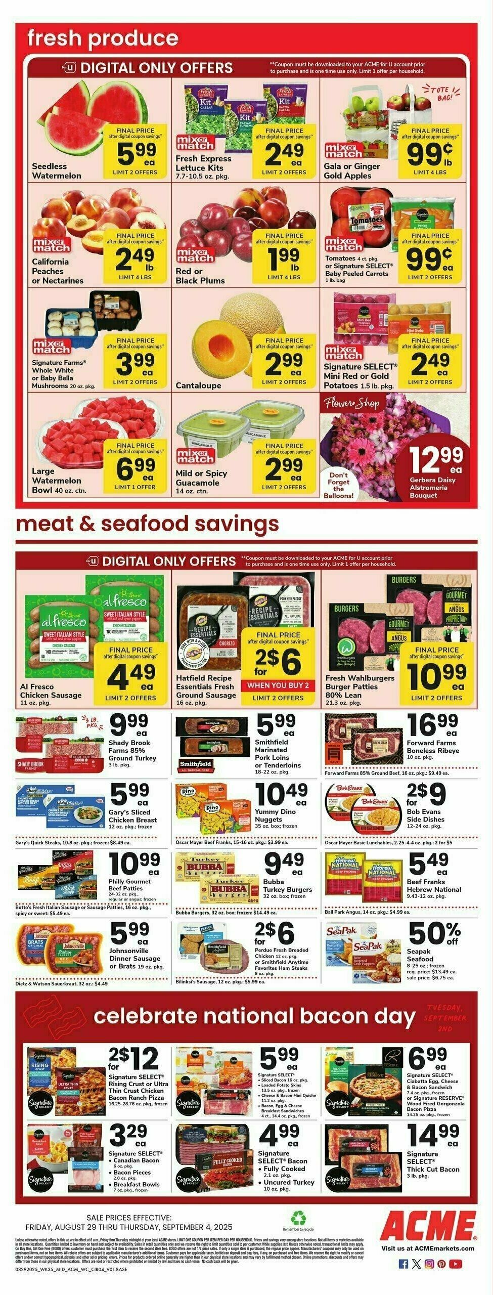 ACME Markets Weekly Ad from August 29
