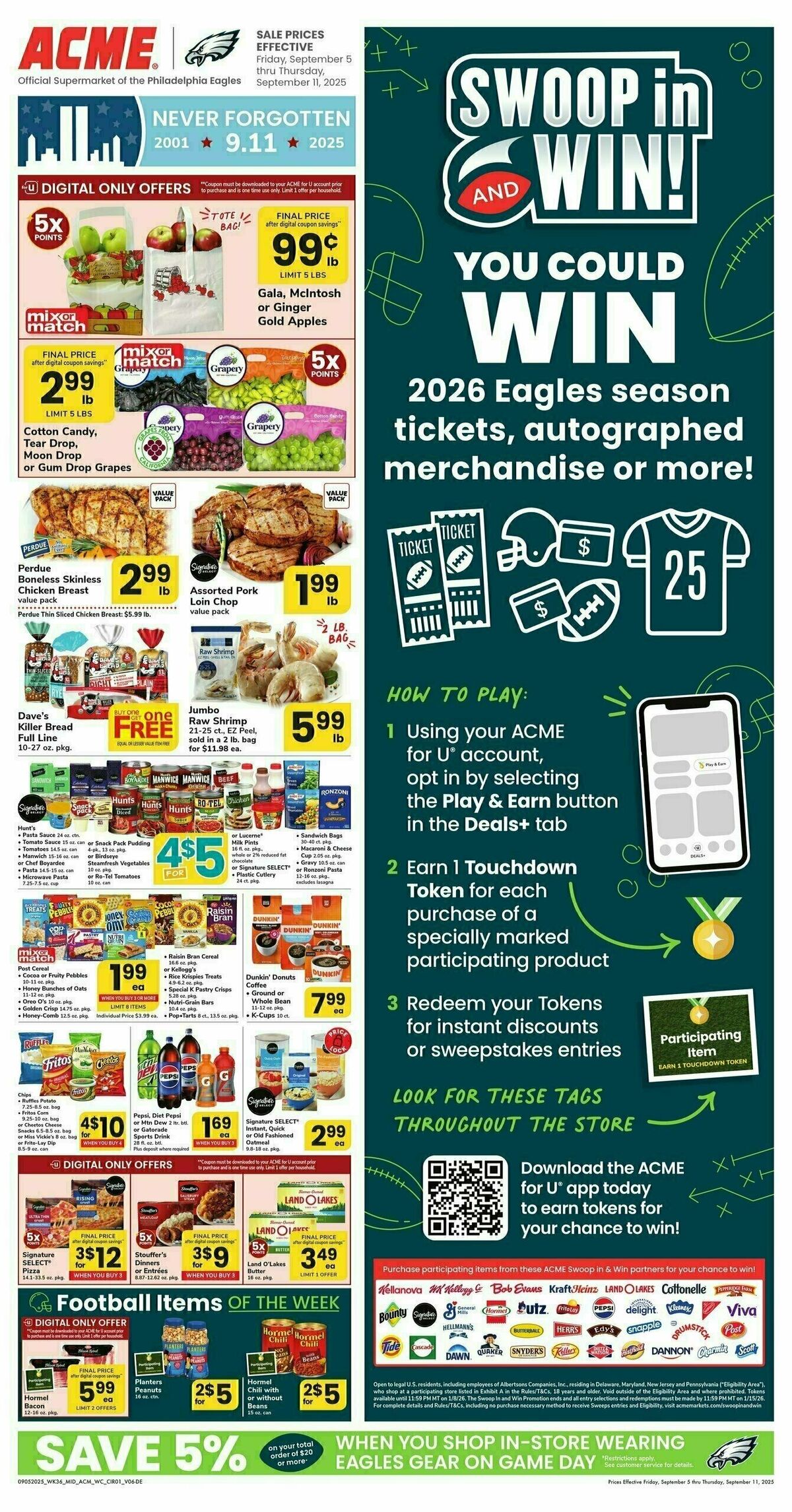ACME Markets Weekly Ad from September 5