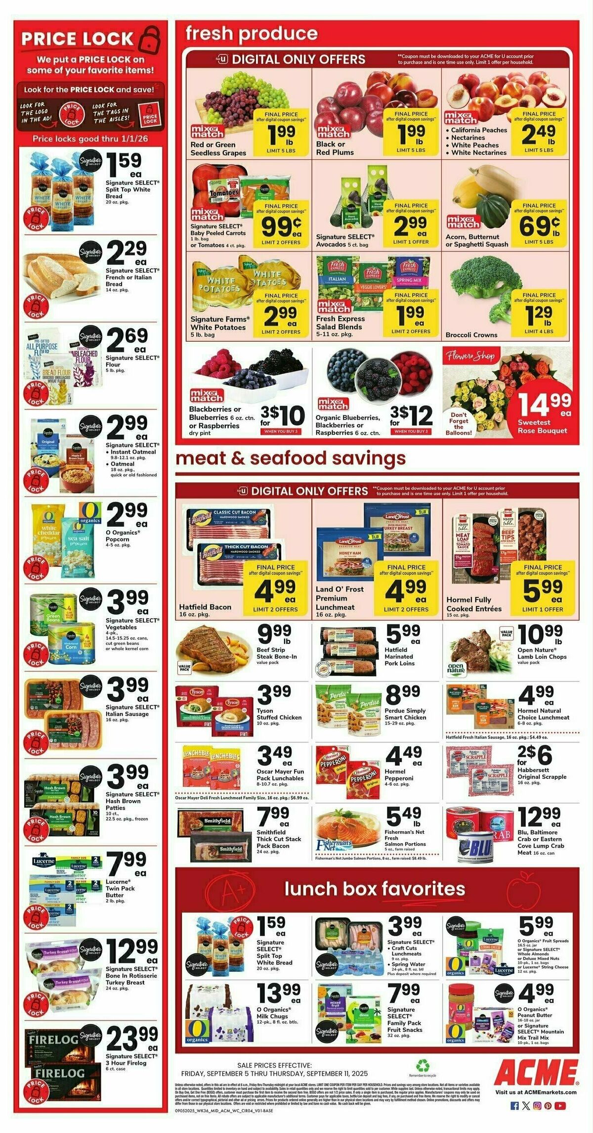 ACME Markets Weekly Ad from September 5