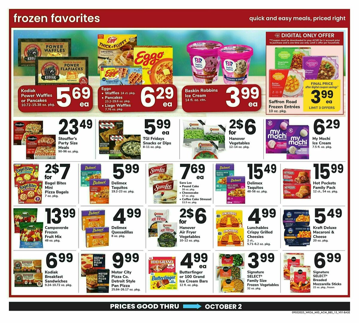 ACME Markets Big Book of Savings Weekly Ad from September 5
