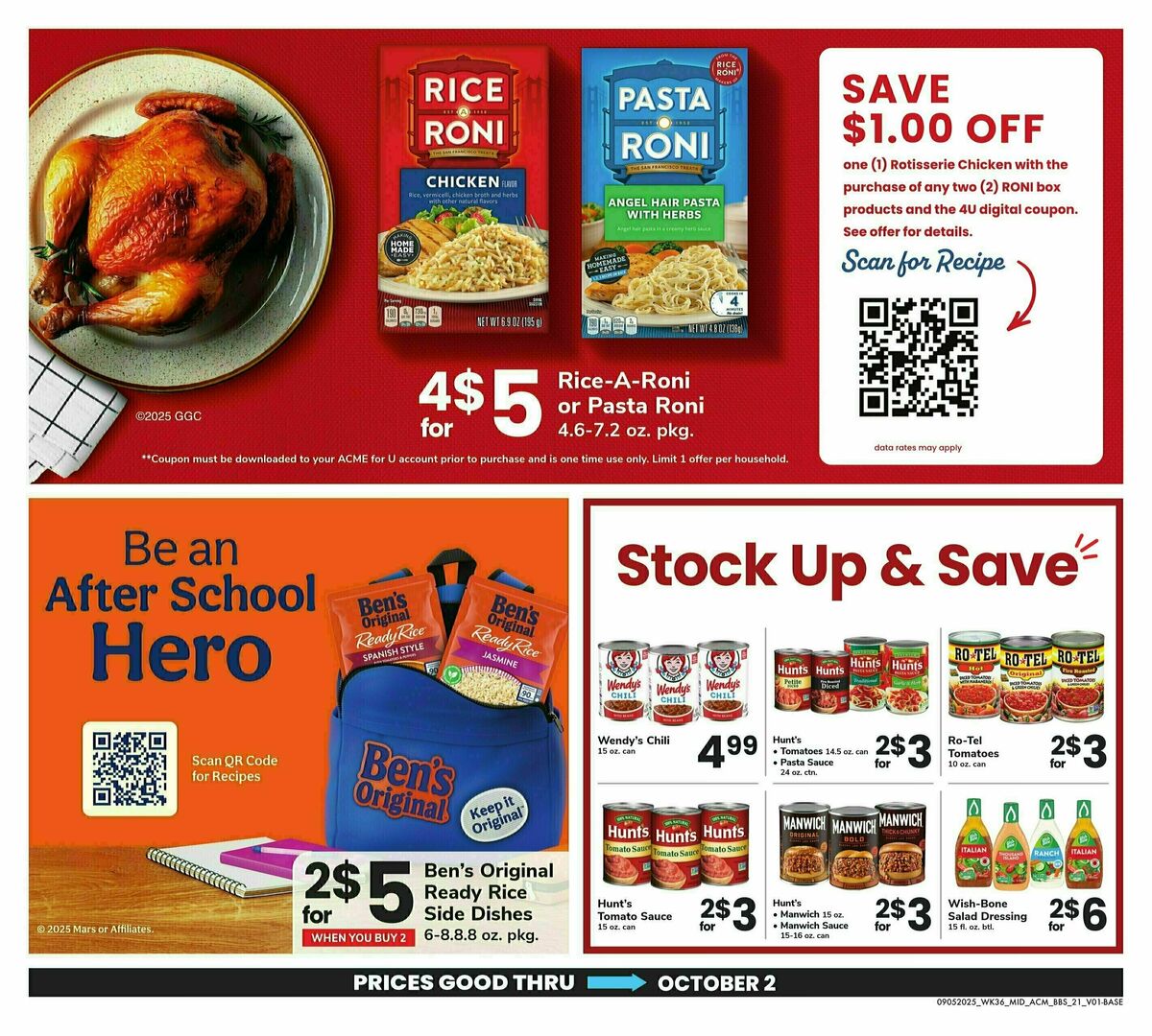 ACME Markets Big Book of Savings Weekly Ad from September 5