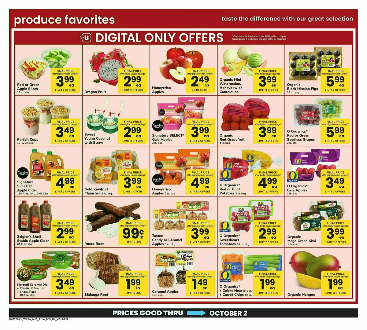 ACME Markets Big Book of Savings Weekly Ad from September 5