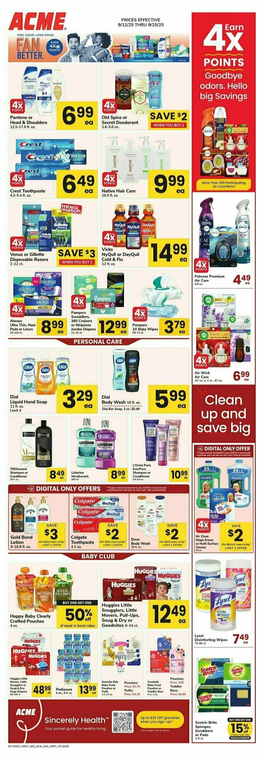 ACME Markets Health, Home & Beauty Weekly Ad from September 12