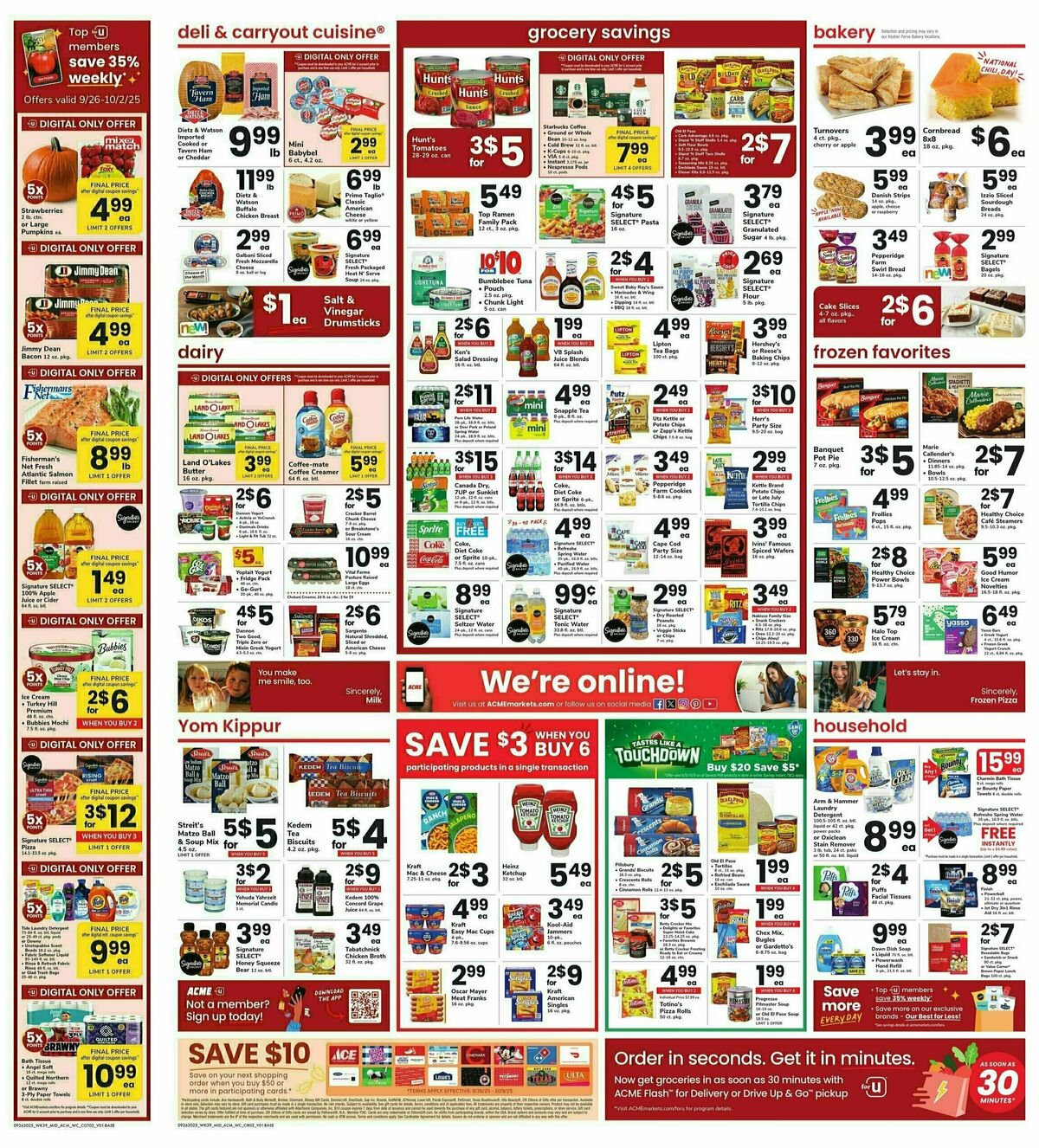ACME Markets Weekly Ad from September 26