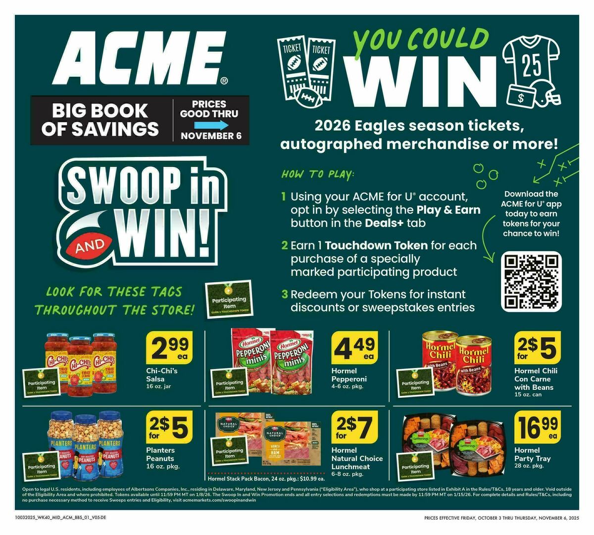 ACME Markets Big Book of Savings Weekly Ad from October 3