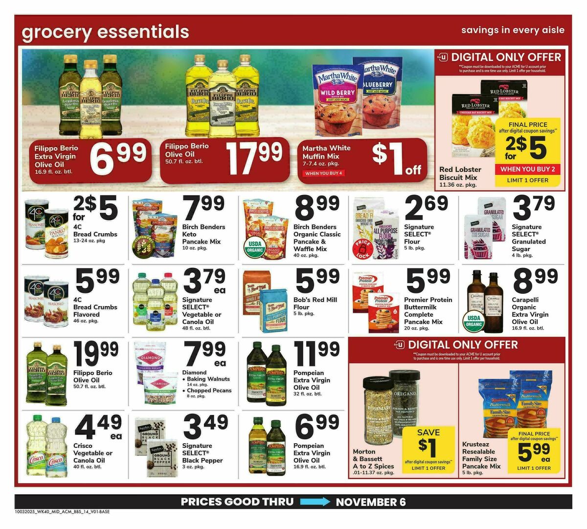 ACME Markets Big Book of Savings Weekly Ad from October 3