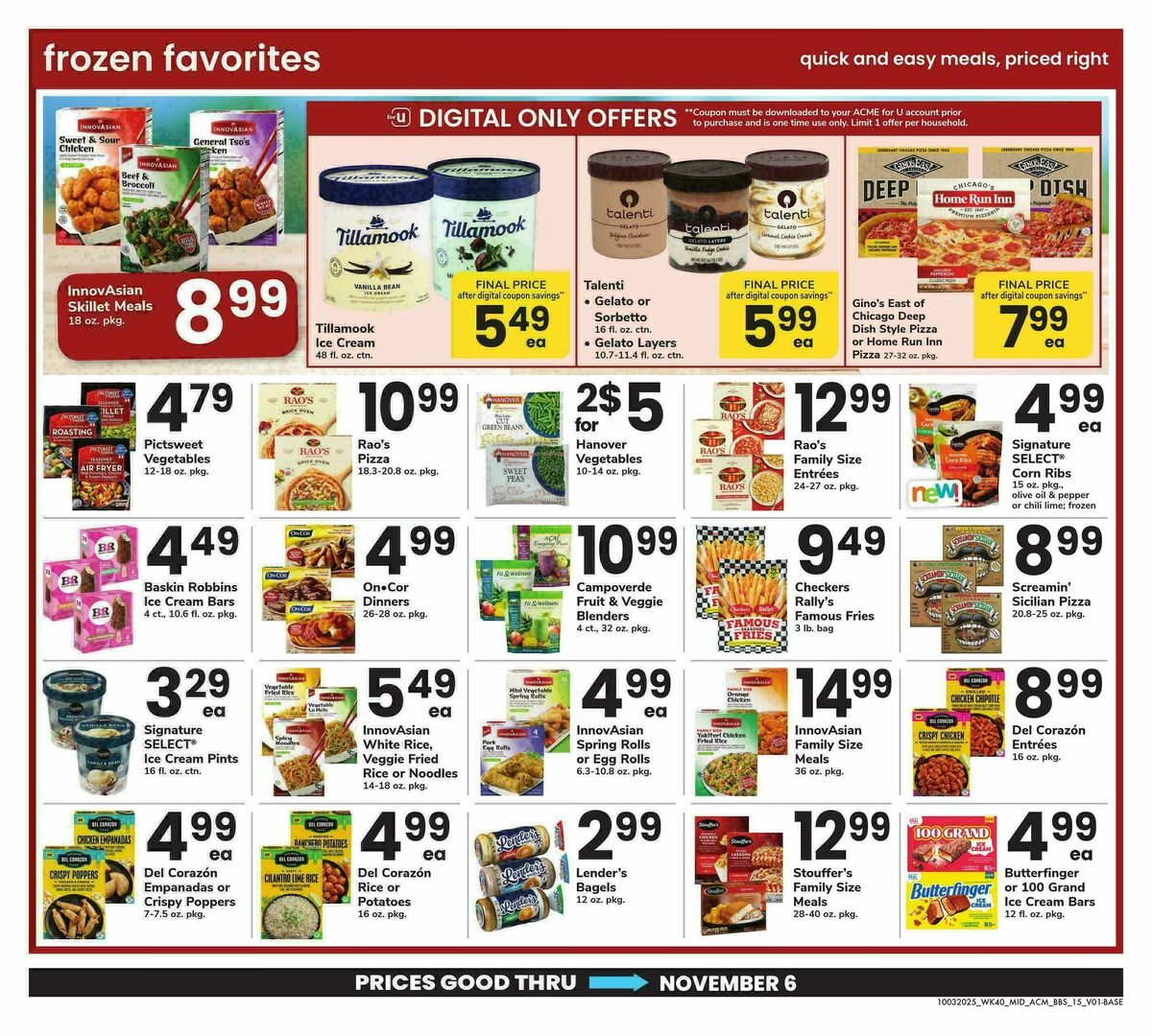 ACME Markets Big Book of Savings Weekly Ad from October 3