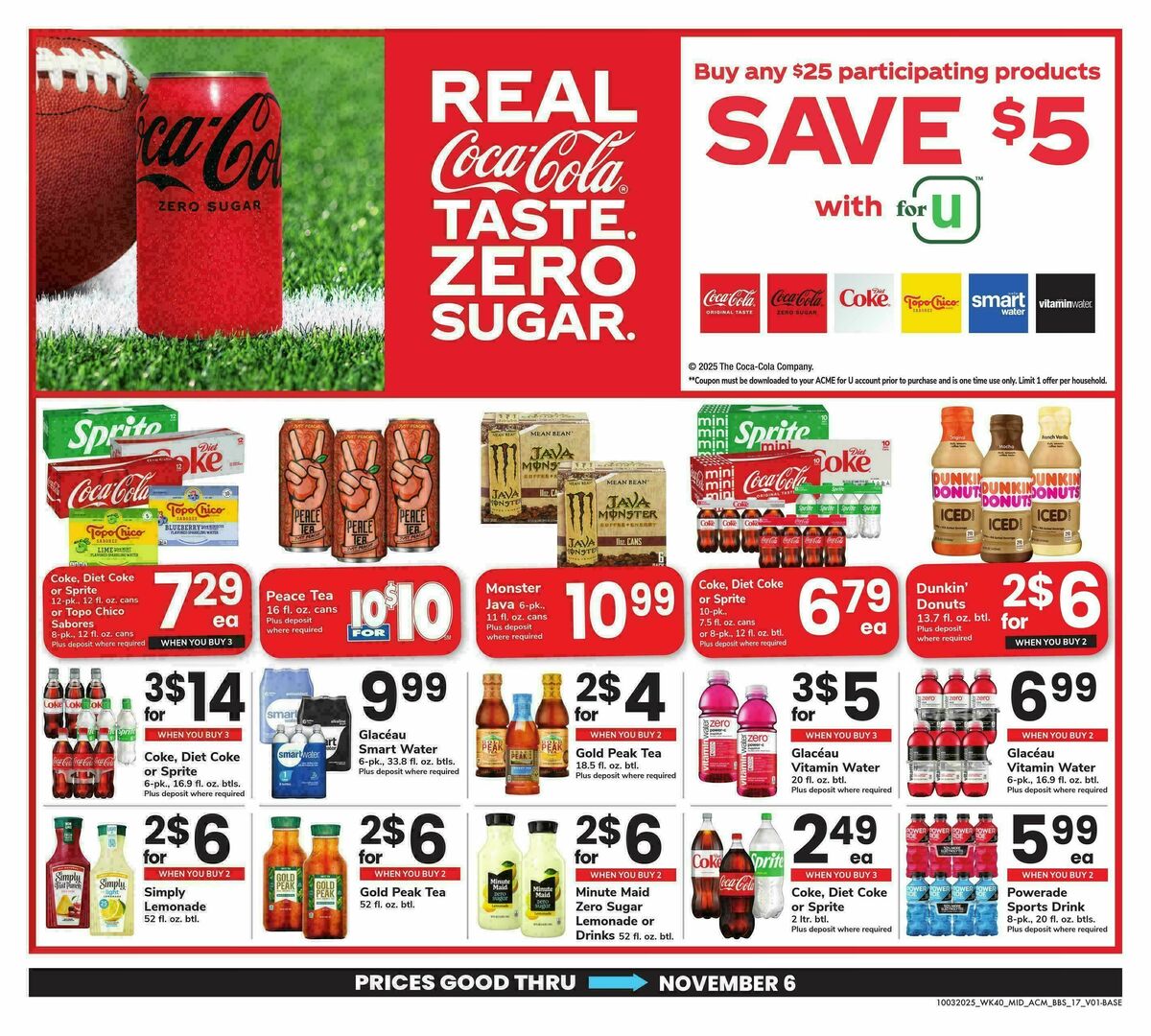 ACME Markets Big Book of Savings Weekly Ad from October 3