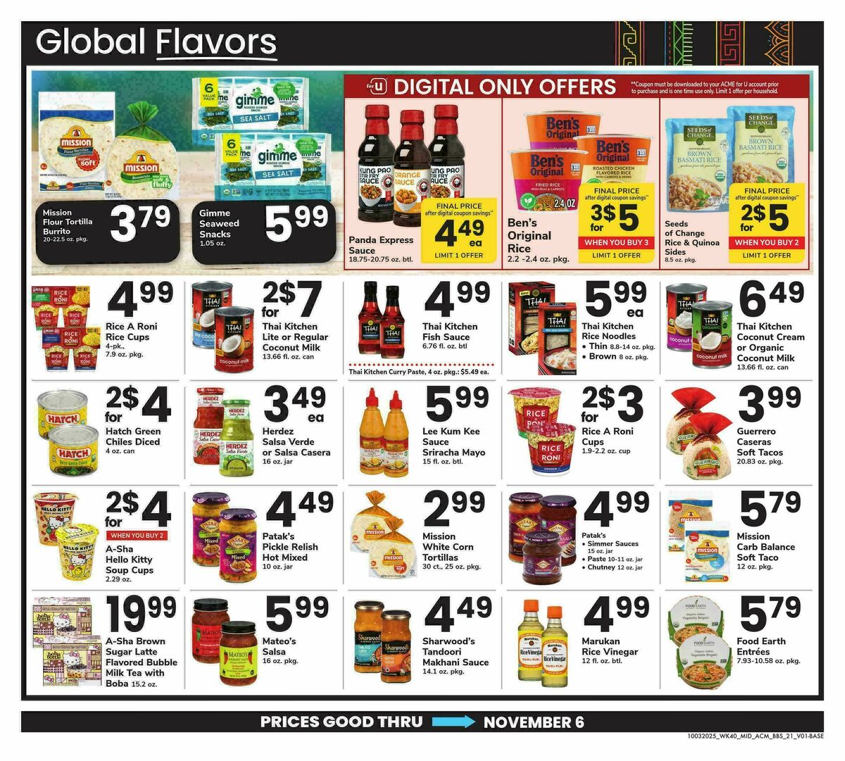 ACME Markets Big Book of Savings Weekly Ad from October 3