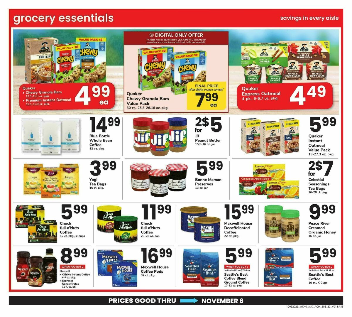 ACME Markets Big Book of Savings Weekly Ad from October 3