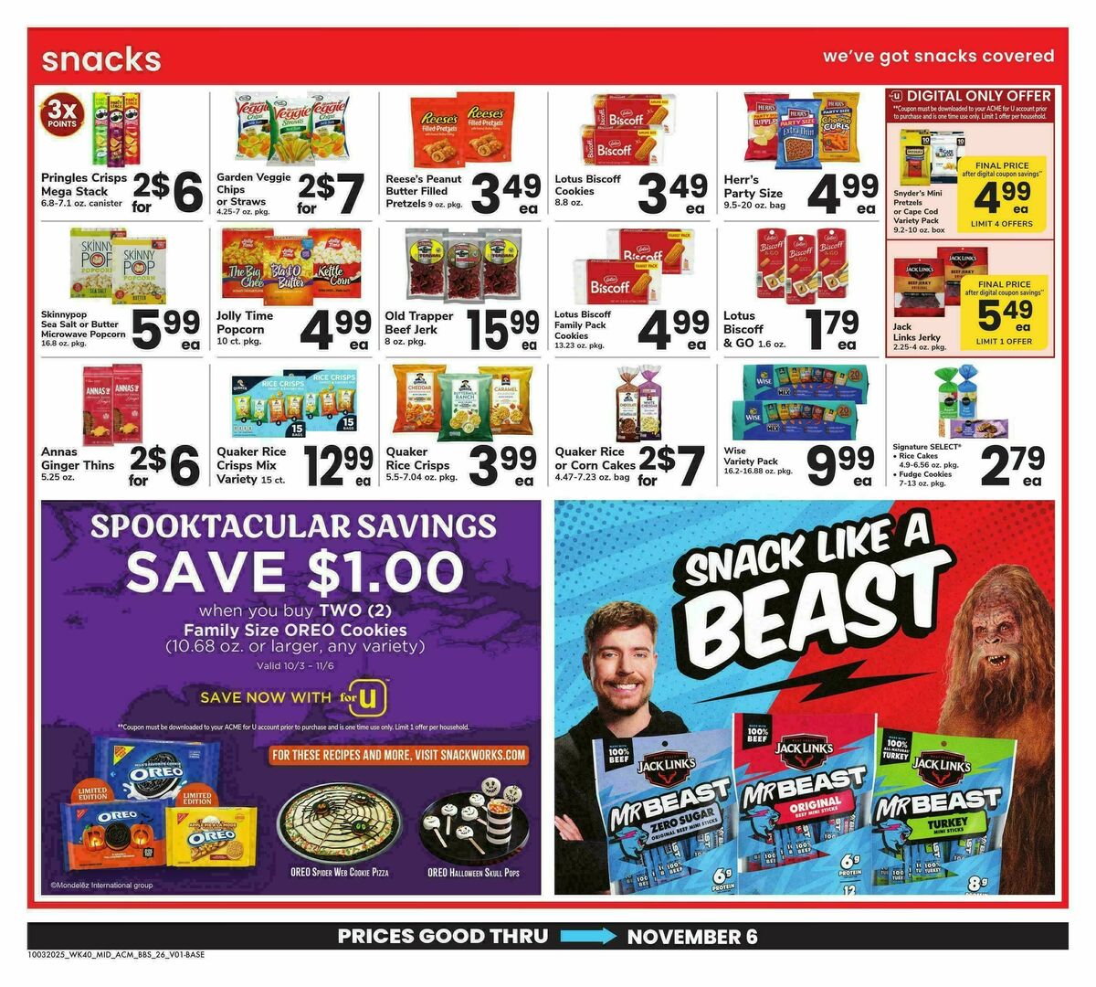 ACME Markets Big Book of Savings Weekly Ad from October 3
