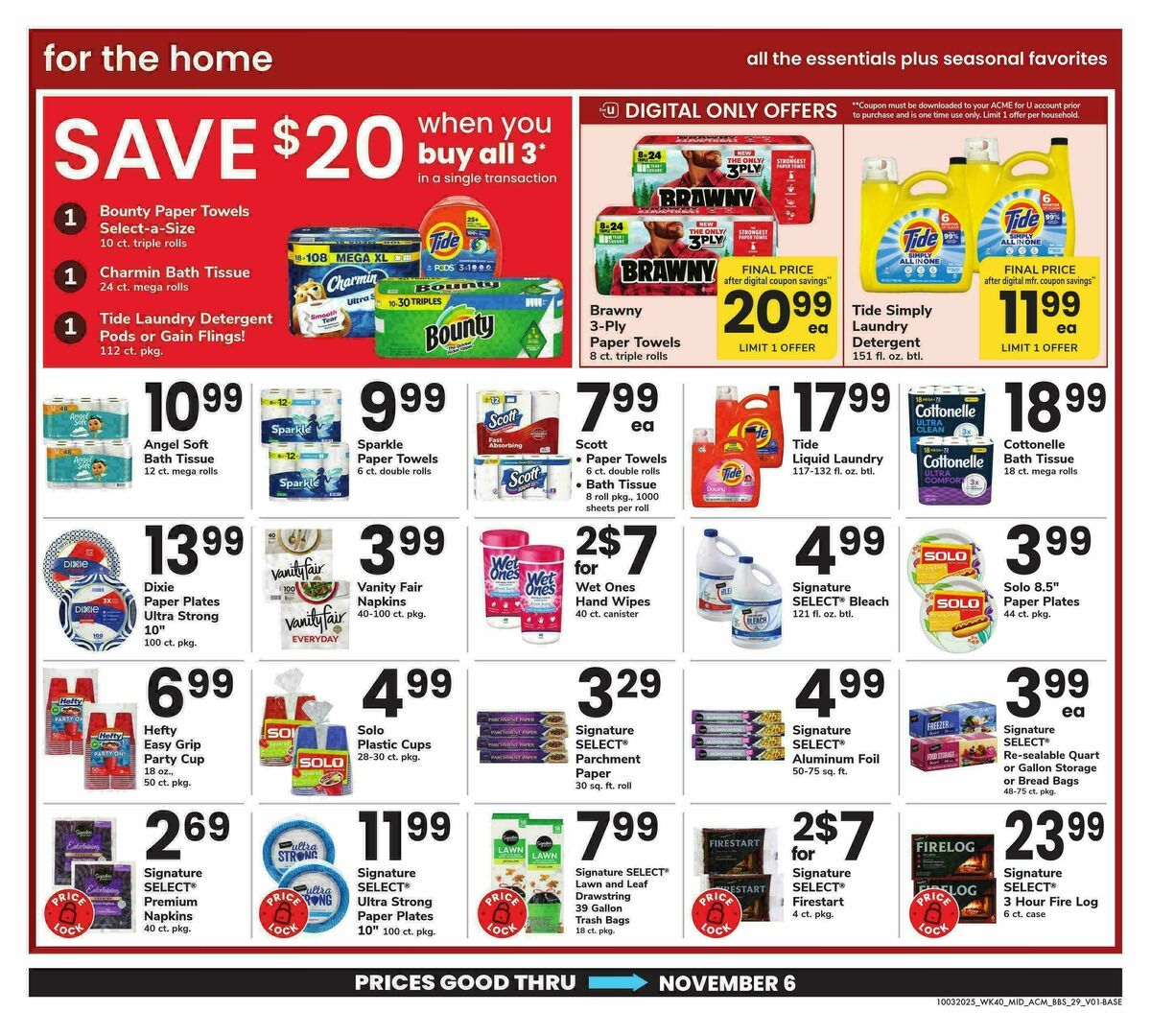 ACME Markets Big Book of Savings Weekly Ad from October 3