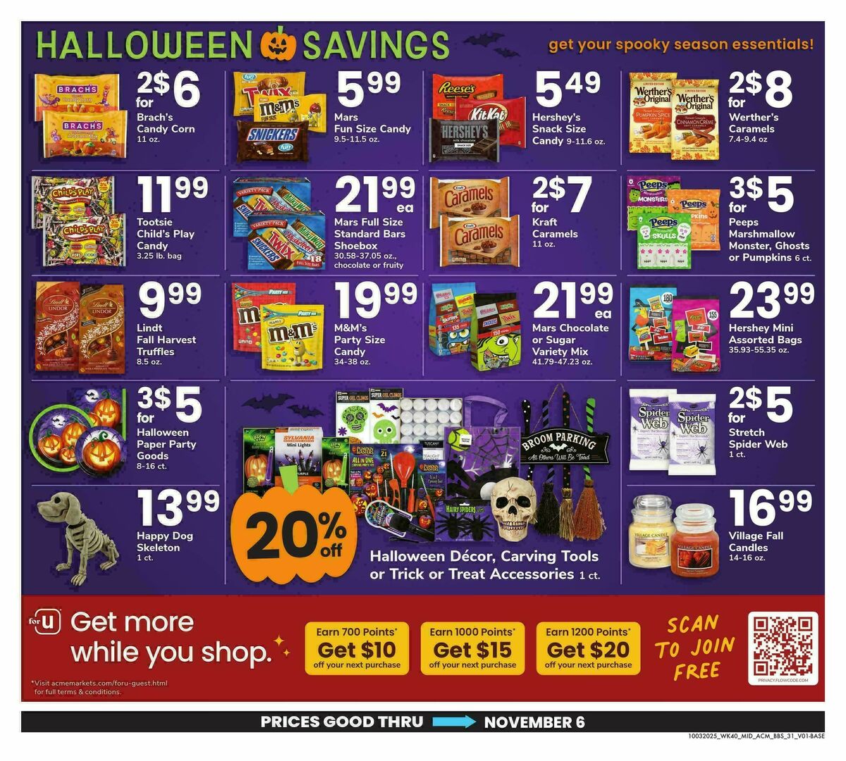 ACME Markets Big Book of Savings Weekly Ad from October 3