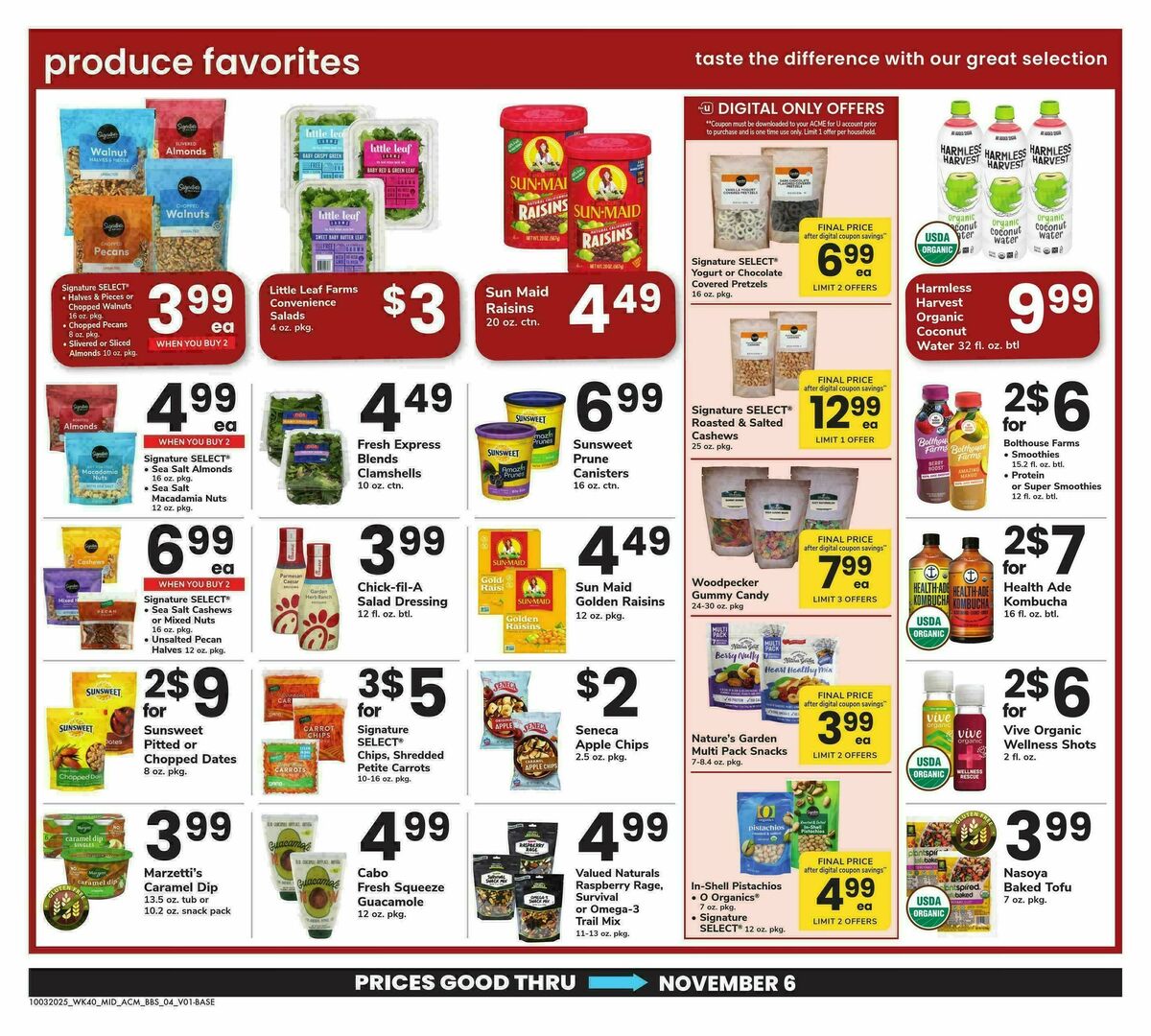 ACME Markets Big Book of Savings Weekly Ad from October 3