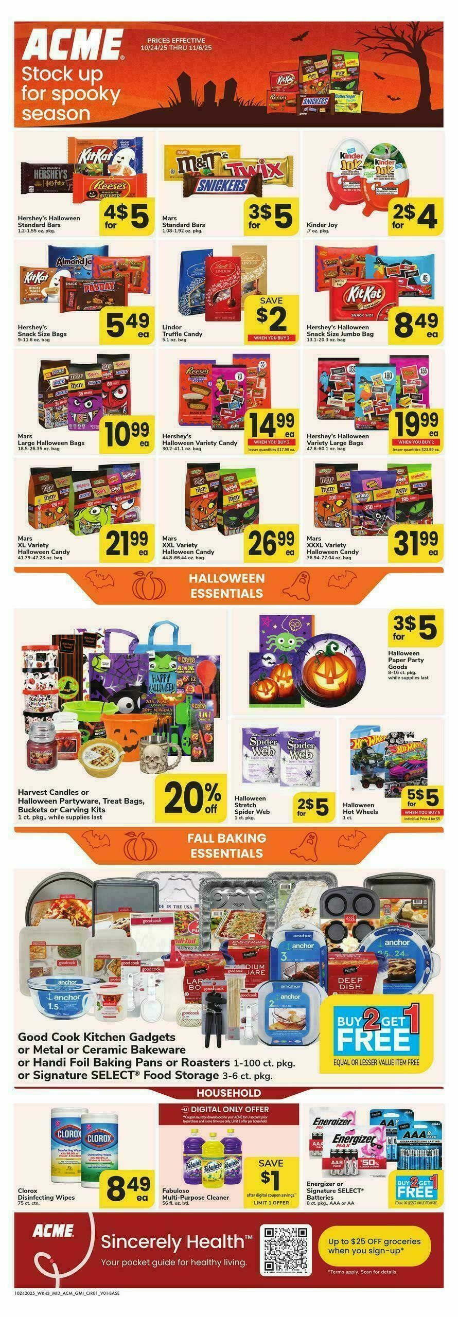 ACME Markets Health, Home & Beauty Weekly Ad from October 24