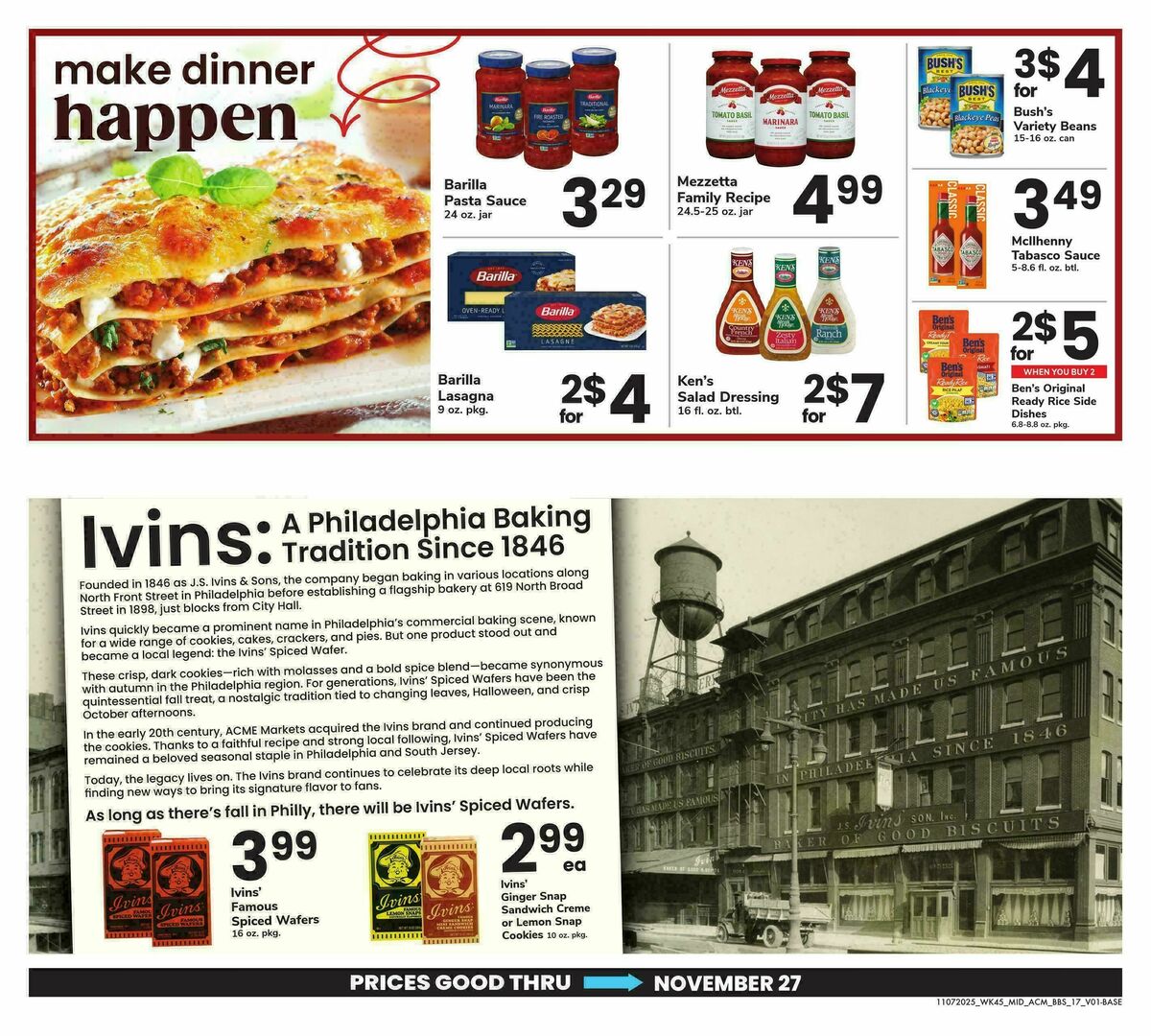 ACME Markets Big Book of Savings Weekly Ad from November 7