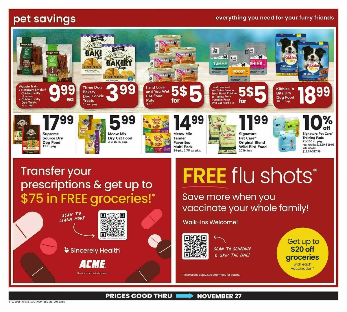 ACME Markets Big Book of Savings Weekly Ad from November 7