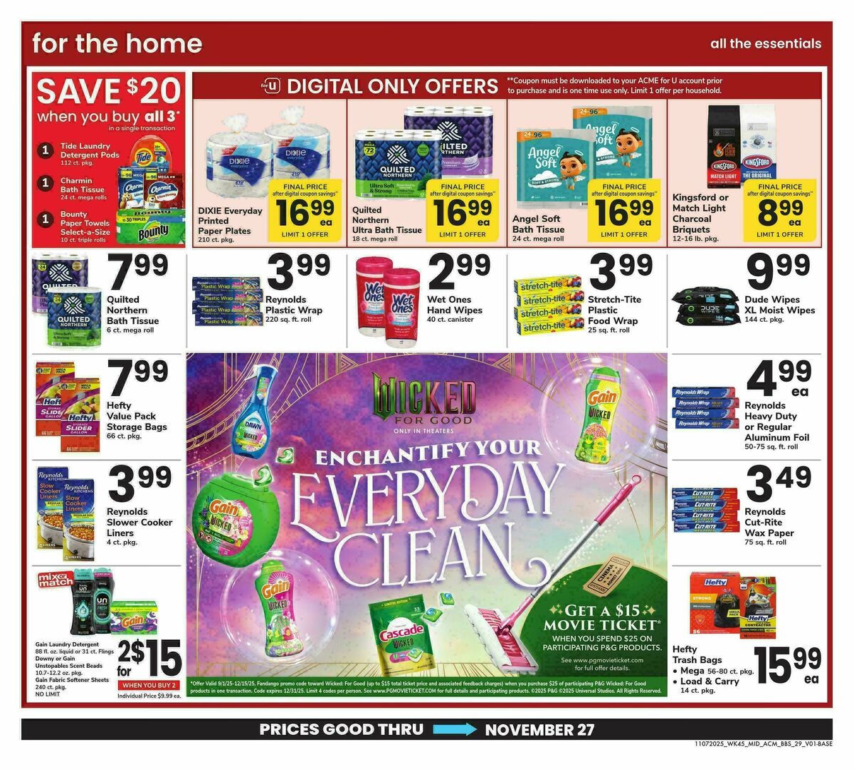 ACME Markets Big Book of Savings Weekly Ad from November 7